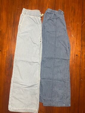 Old Navy Two-Pack Pull-On Jeans in Light Wash and Dark Wash